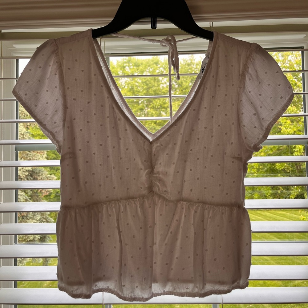 Women’s White Hollister XS Top